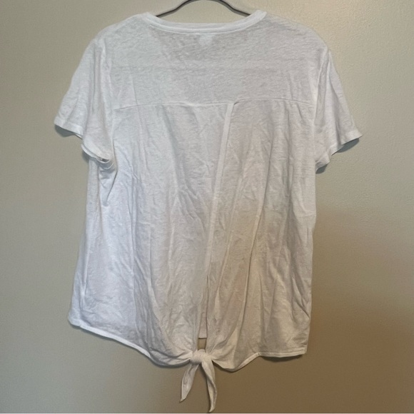 SOLD J. Crew Cropped Tie Back Tee - Picture 2 of 6